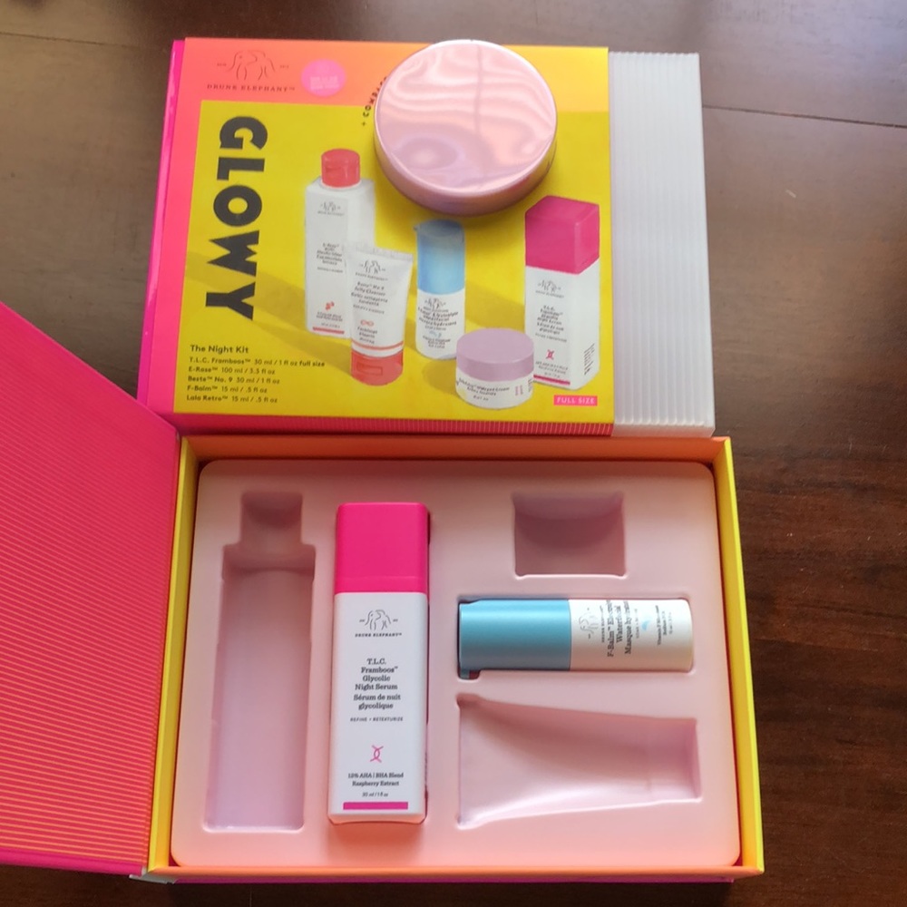 BNNU Drunk Elephant TLC, F-Balm, and Mirror
